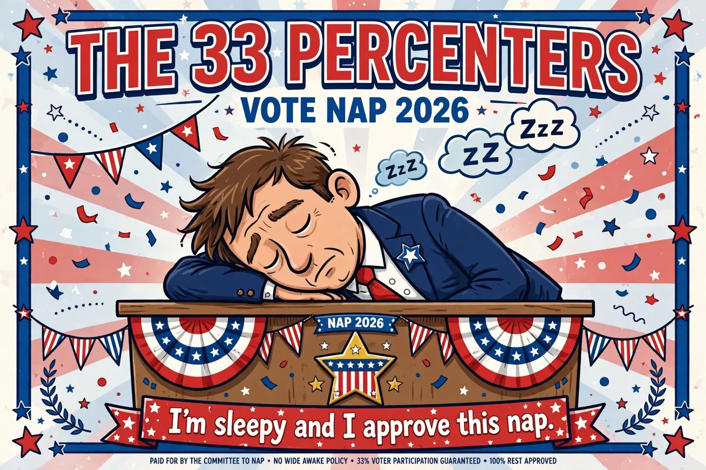 The 33 Percenters campaign ad: Vote Nap 2026