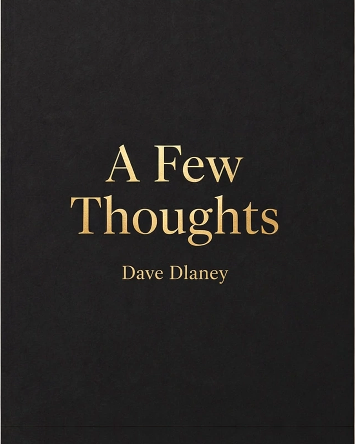 A Few Thoughts book cover