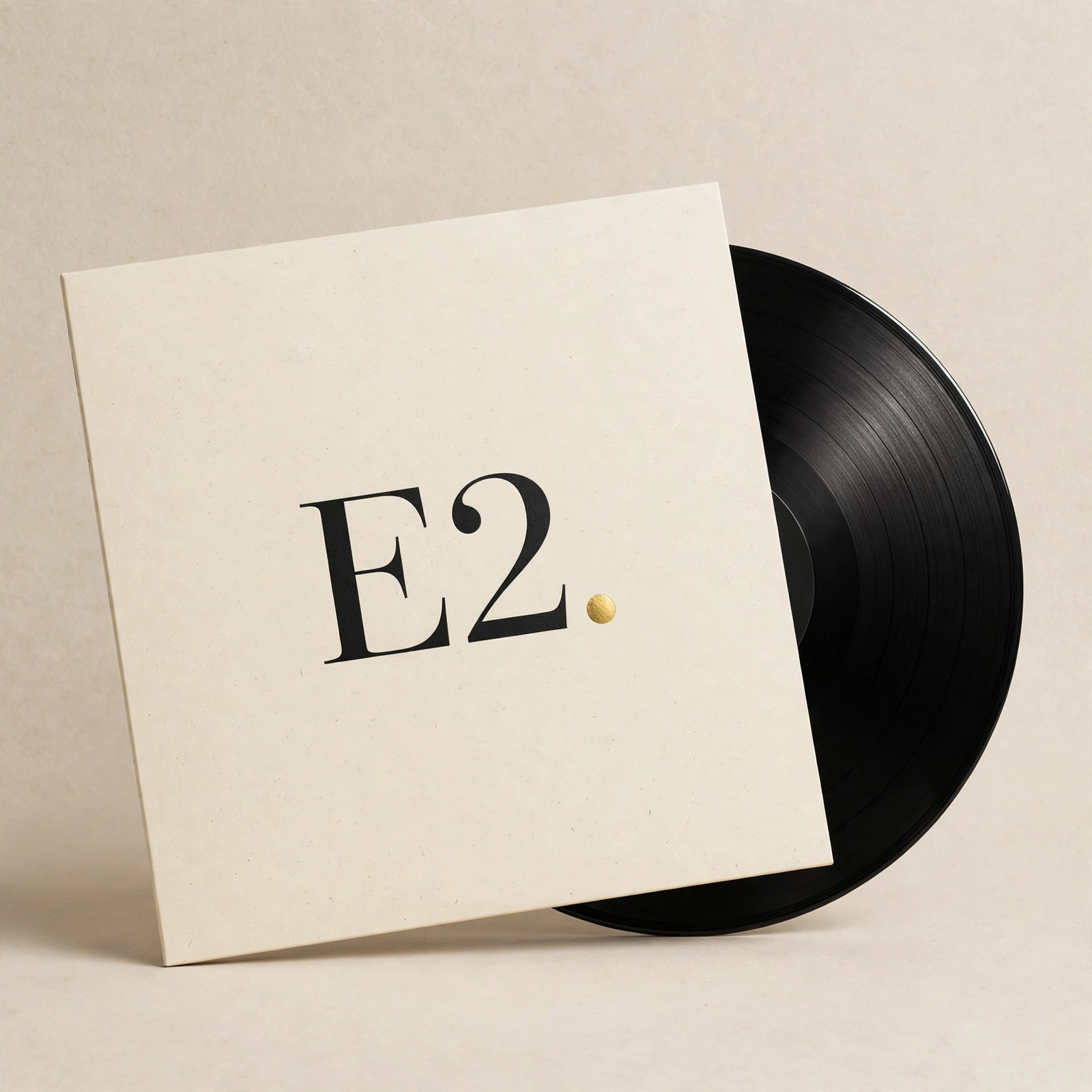 E2 album cover mockup