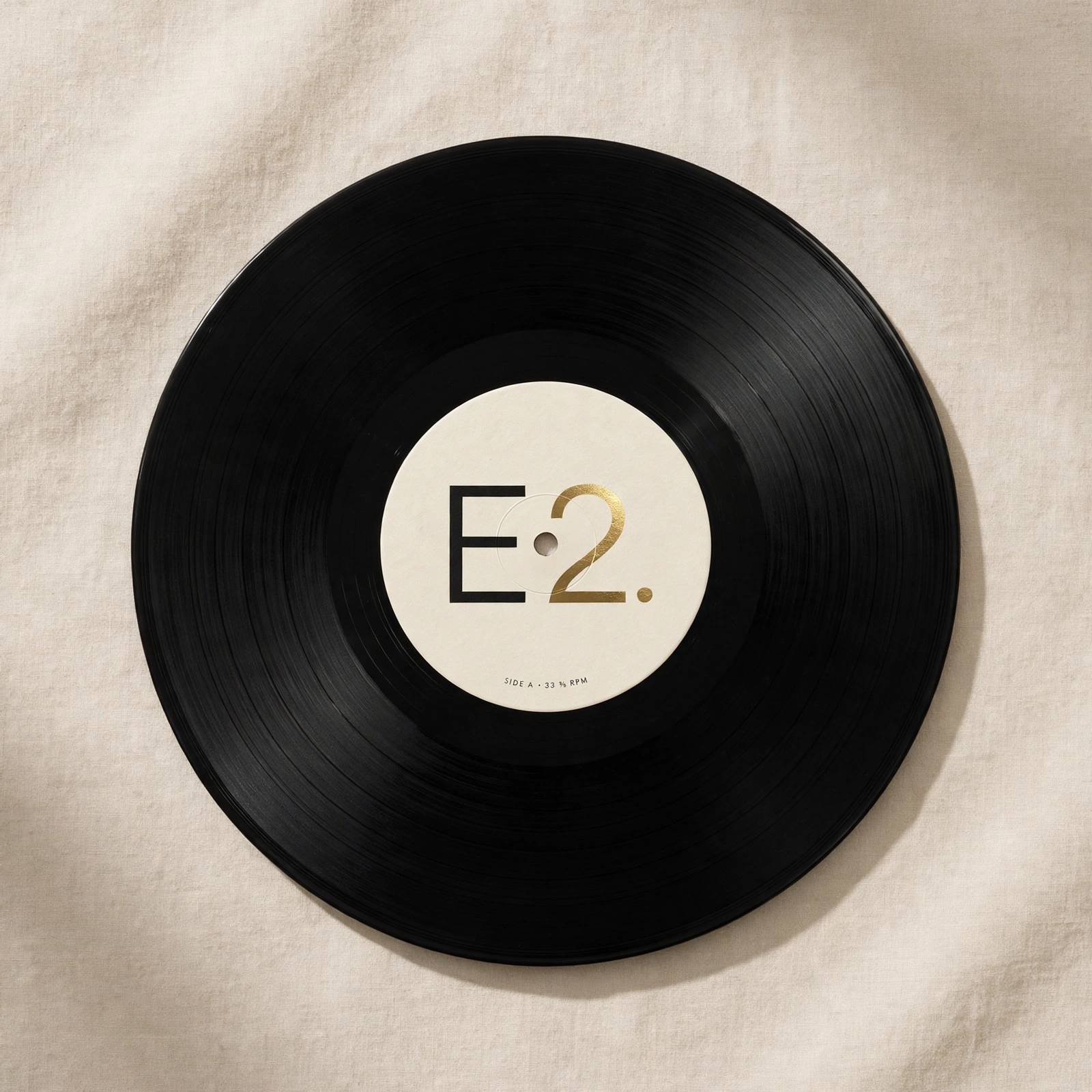 E2 vinyl record mockup