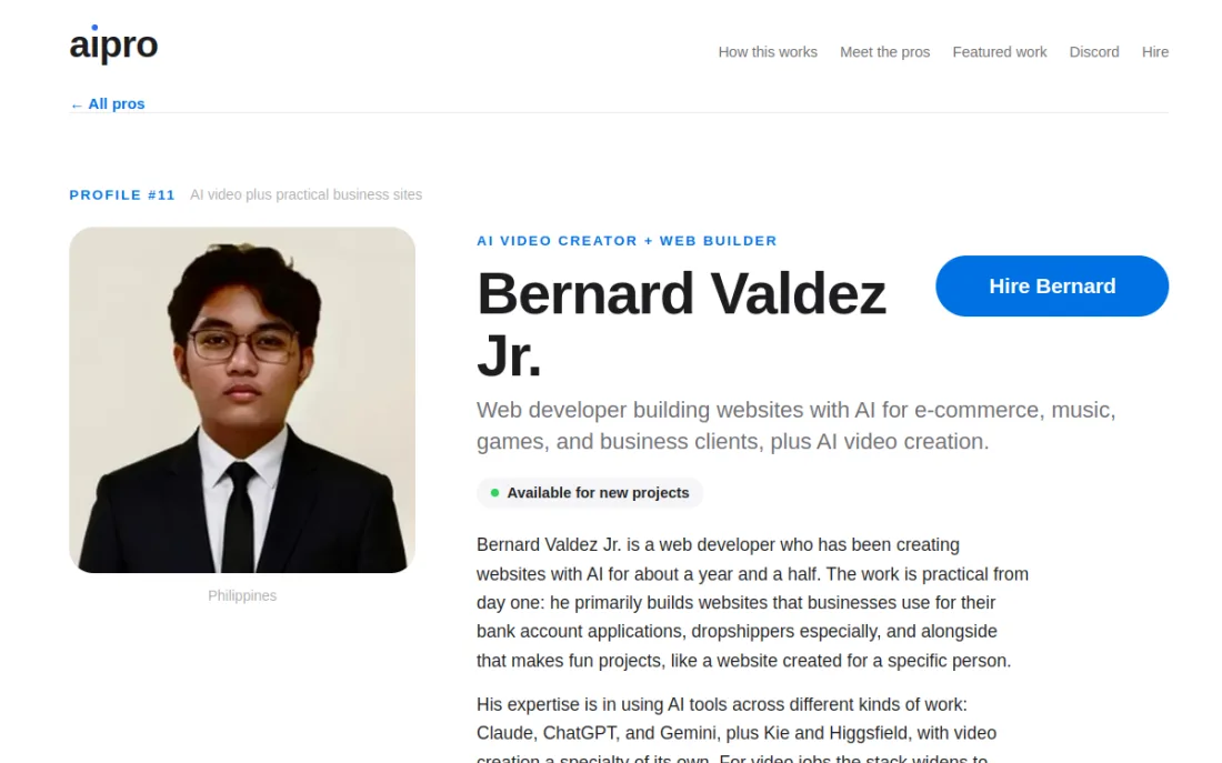 A member website, built free at E2