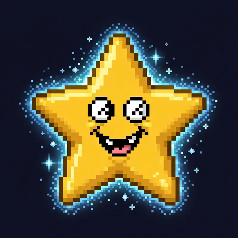 Smiling invincibility star