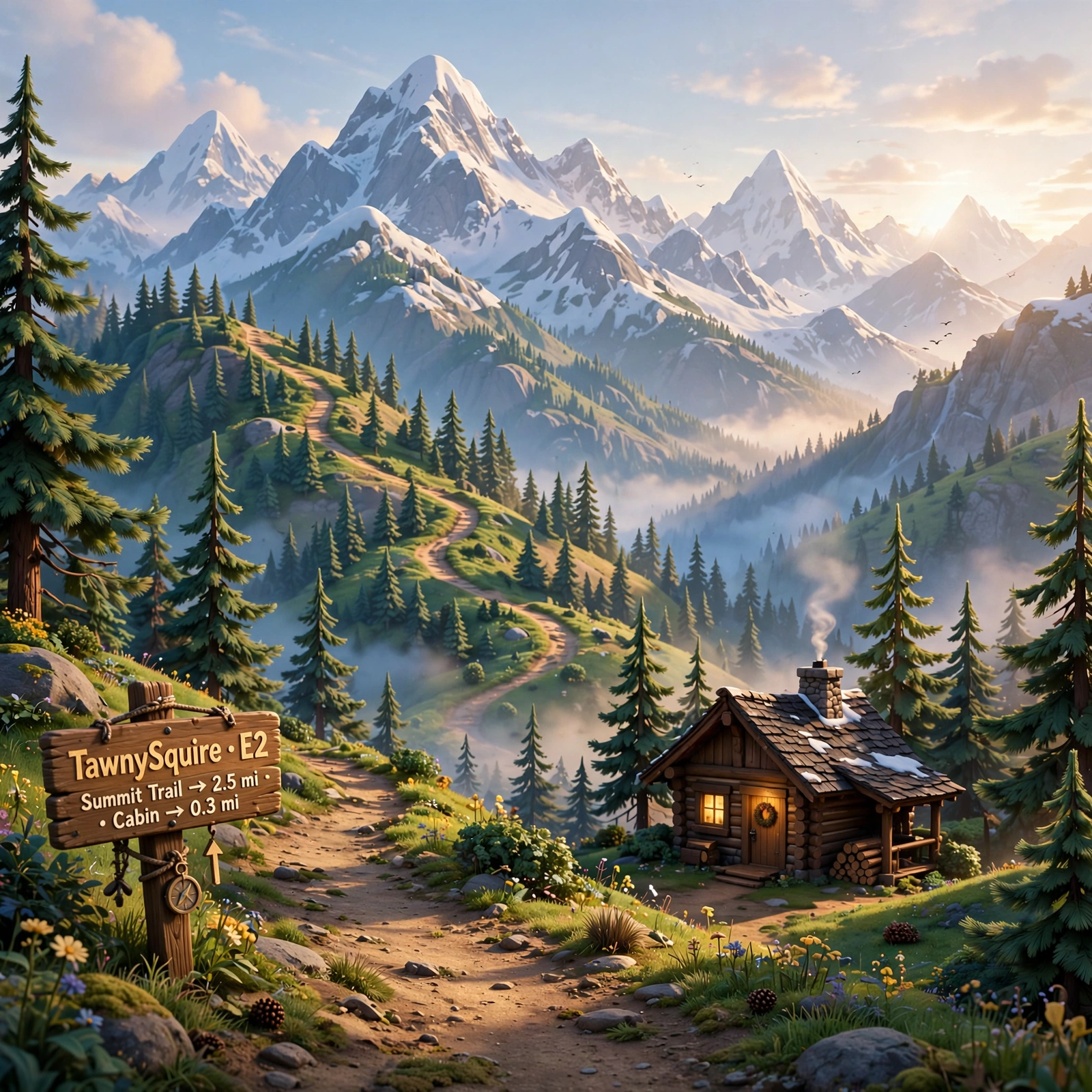 Mountains near TawnySquire